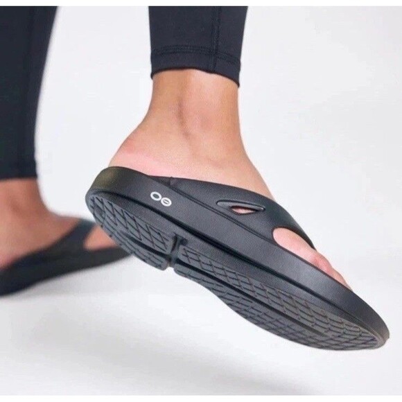 OOFOS OOriginal Recovery Sandal Unisex Men’s 7 Women’s 9 EU 40 BLACK  NWOT main image 7